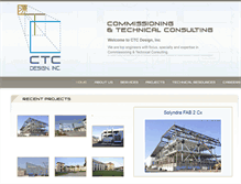 Tablet Screenshot of ctc-design.com